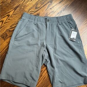 Under Armour Men's Charcoal Flat Front Shorts